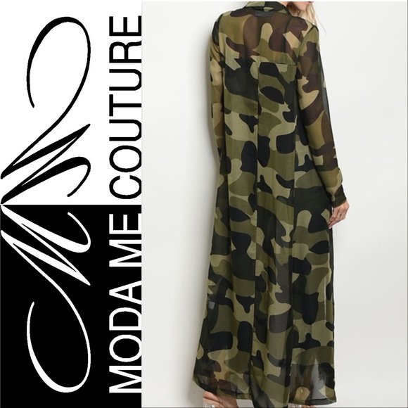❤LAST 1❤CAMO KIMONO - Picture 3 of 4